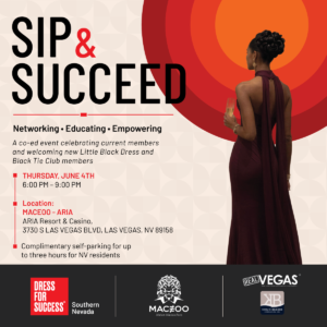 Sip and Succeed networking event at ARIA Las Vegas
