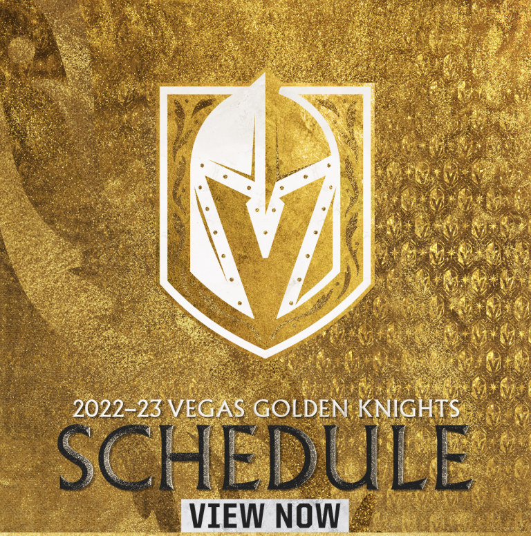 Now Available: The 2022-23 VGK Schedule
