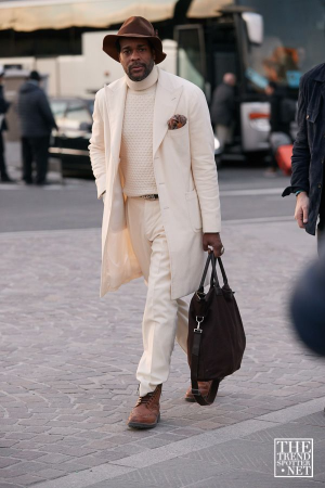 mens winter white fashion